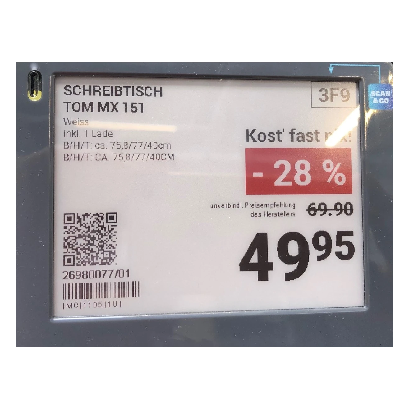 Preisschild
